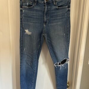 Joe's Jeans Blue Skinny Distressed Denim